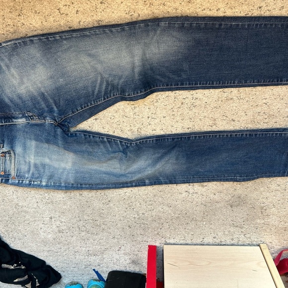 Levi’s  vintage men’s great wash jeans 32 (leng34) some fabric wear on back leg - Picture 11 of 16